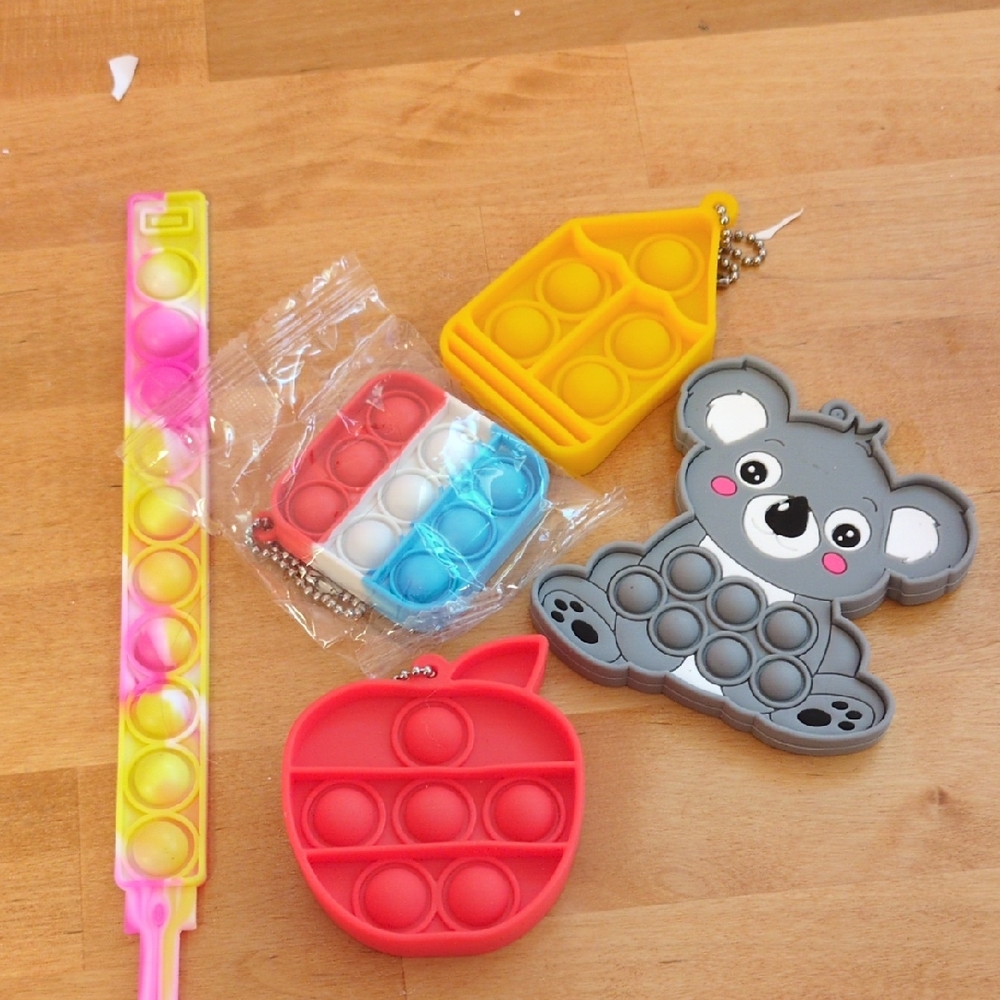 Colorful Pop Fidget Toy Set for Kids
